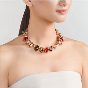 Atelier Swarovski x Jason Wu Mosaic Multi-Color Collar Necklace